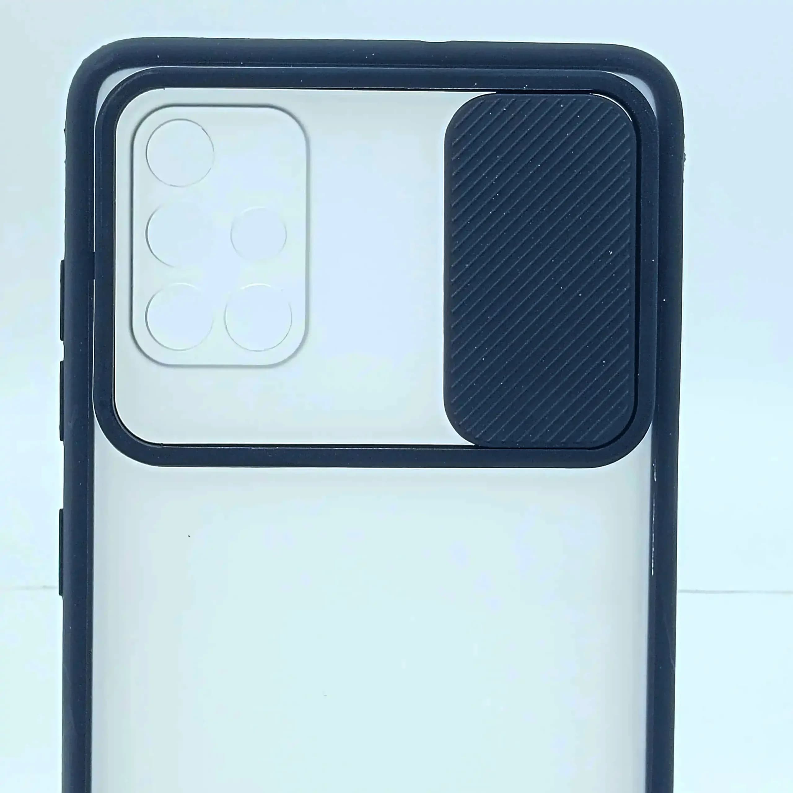 قاب طرح ‍‍پشت مات کشویی SAMSUNG A۷۱ -مشکی — تصویر ۲