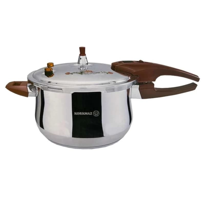 زودپز کرکماز مدل Korkmaz INOX 9L گنجایش 9 لیتر — تصویر ۲