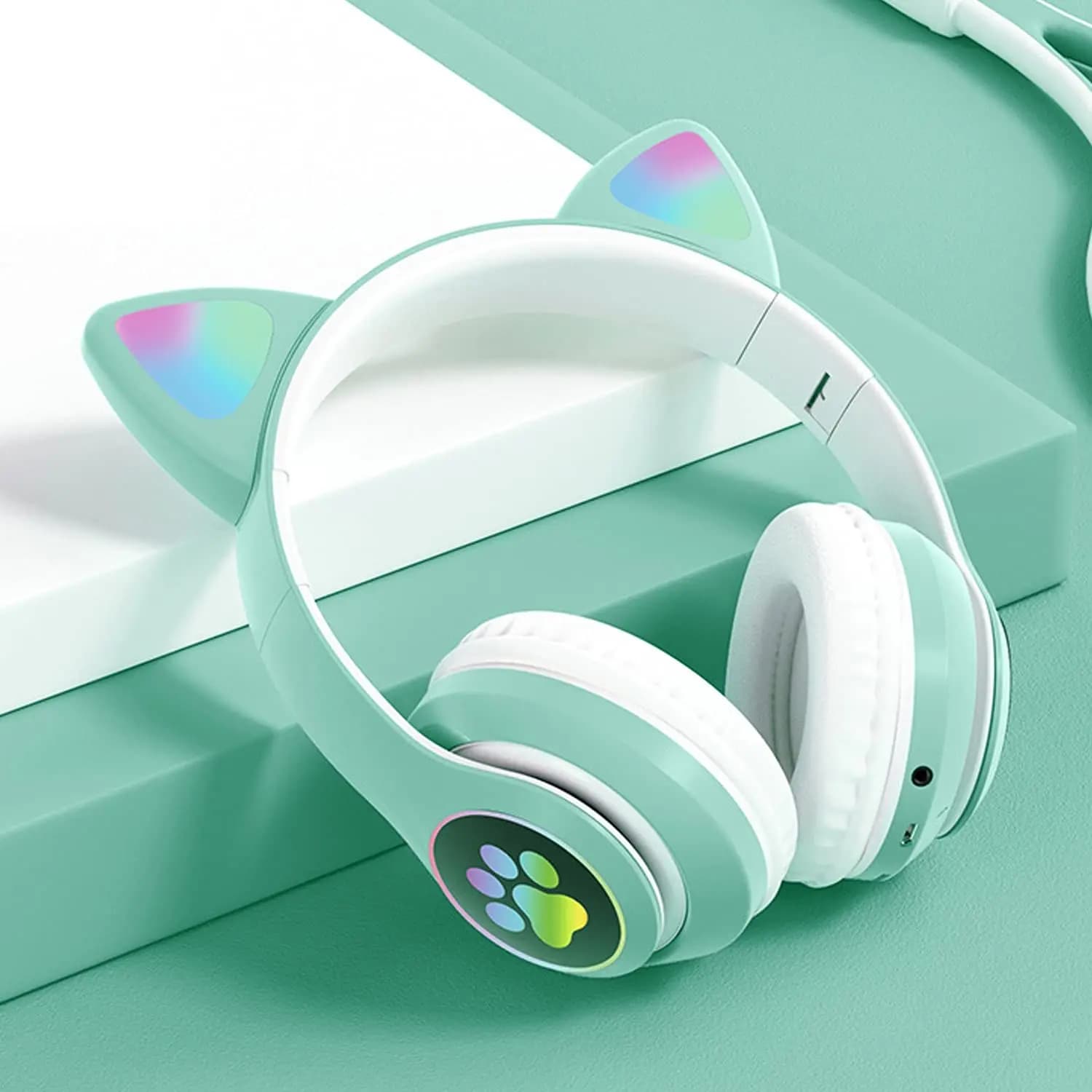 هدفون بلوتوثی گربه ای مدل MZ-023 — تصویر ۱۱