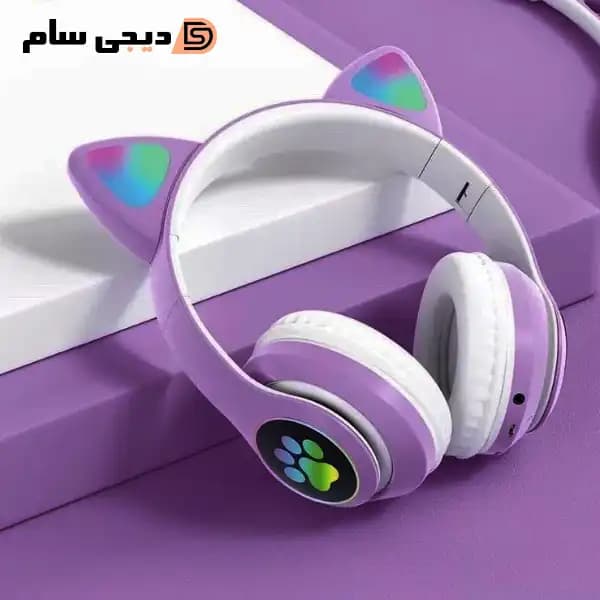 هدفون بلوتوثی گربه ای مدل MZ-023 — تصویر ۸