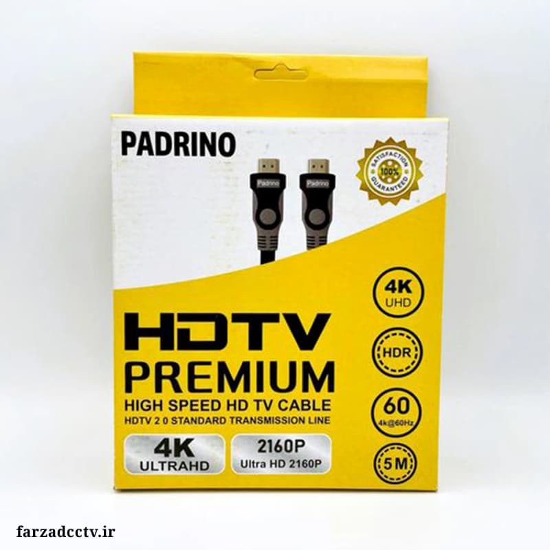 کابل HDMI 4K پادرینو مدل PADRINO طول 5 متر — تصویر ۲