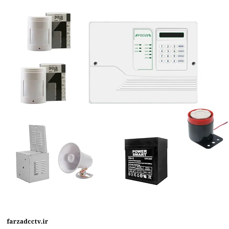 پکیج صنعتی دزدگیر اماکن فوکوس