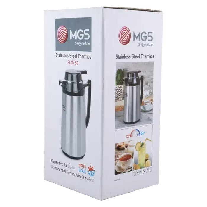 فلاسک 1.3 لیتر استیل MGS کد FL15SG — تصویر ۷
