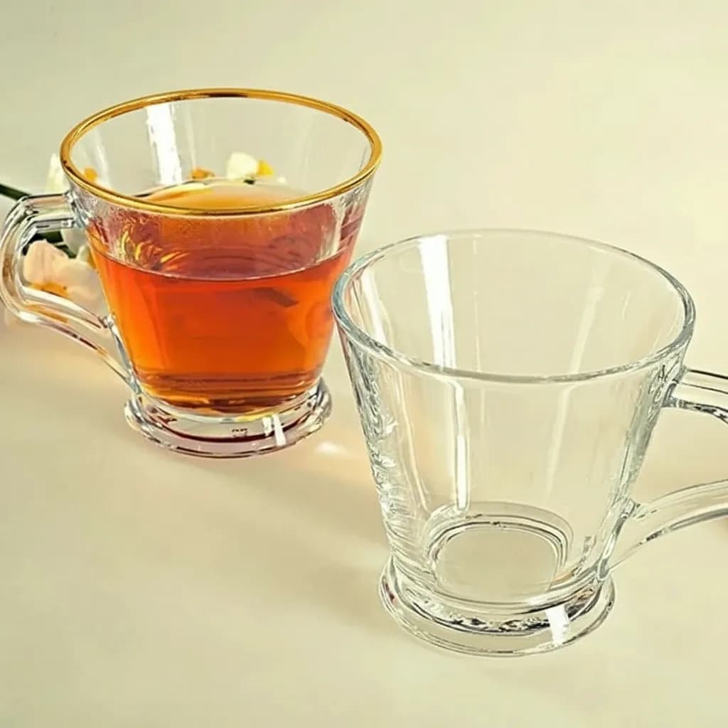 فنجان فرگو کاوه لب طلا شش عددی