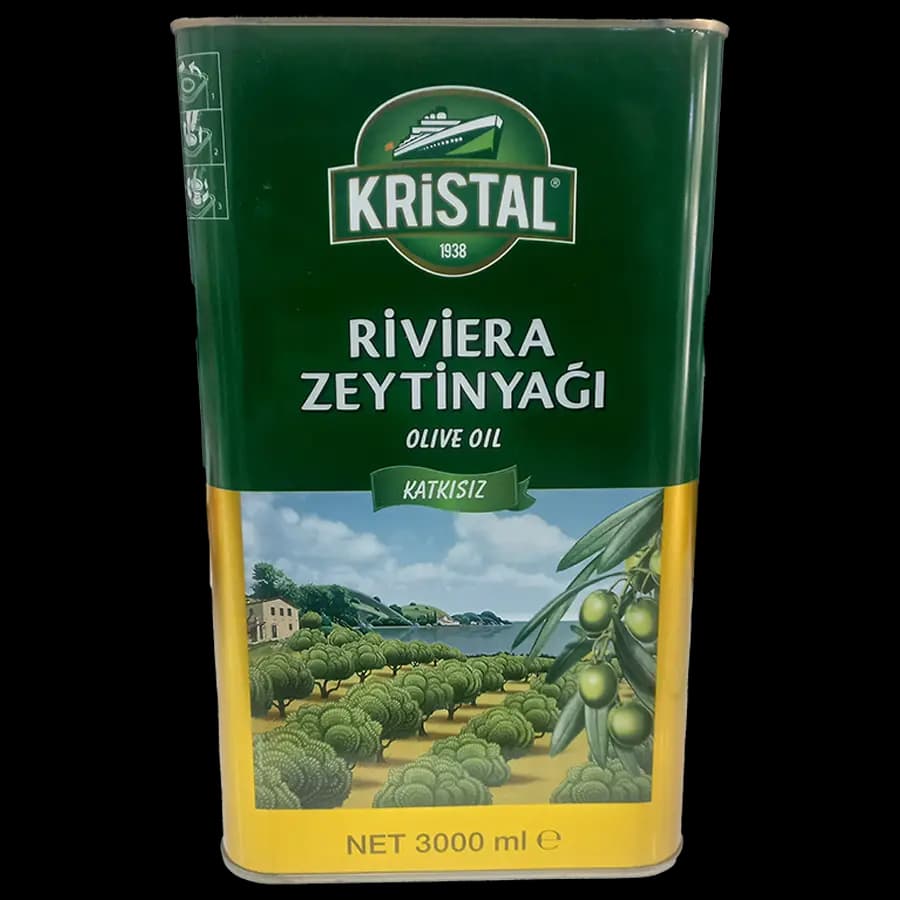 روغن زیتون مایع کریستال (Kristal) 3 لیتری — تصویر ۲