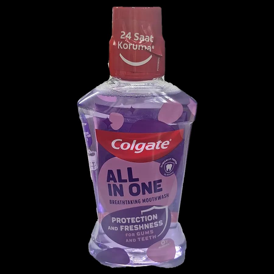 دهان‌شویه کلگیت مدل All In One Breathtaking Mouthwash حجم 500 میل — تصویر ۲