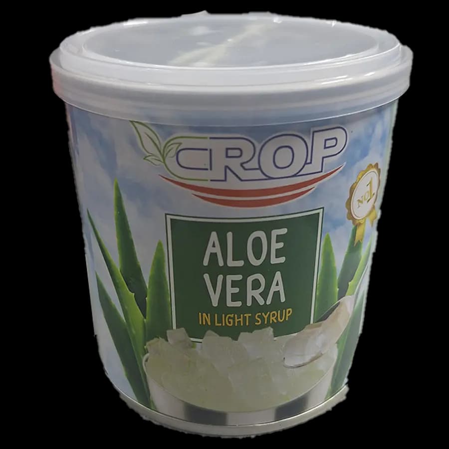 کمپوت آلوئه‌ورا کراپ (CROP) در شربت سبک تایلندی 440 گرمی