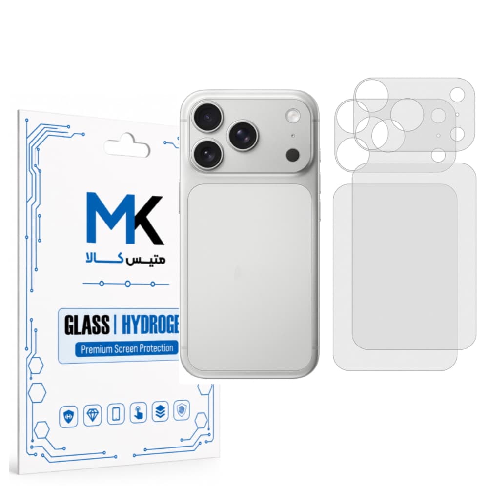 محافظ iPhone 18ProMax پشت و دوربین مدل نانو هیدروژل