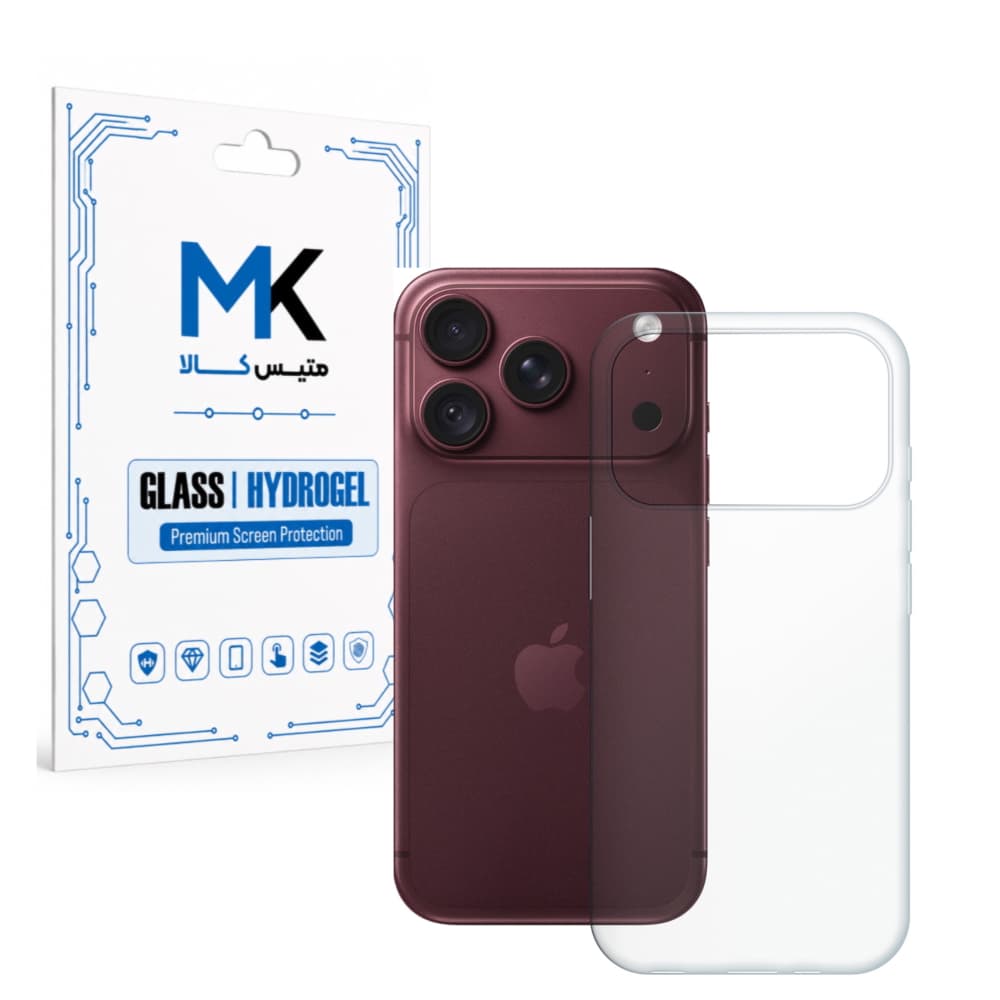 محافظ پشت iPhone 18ProMax مدل نانو هیدروژل شفاف — تصویر ۴