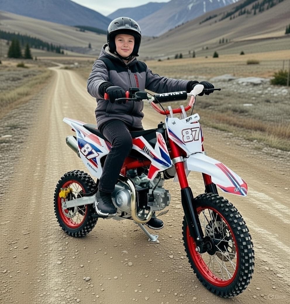 موتور مینی کراس 125cc اتوماتیک — تصویر ۴