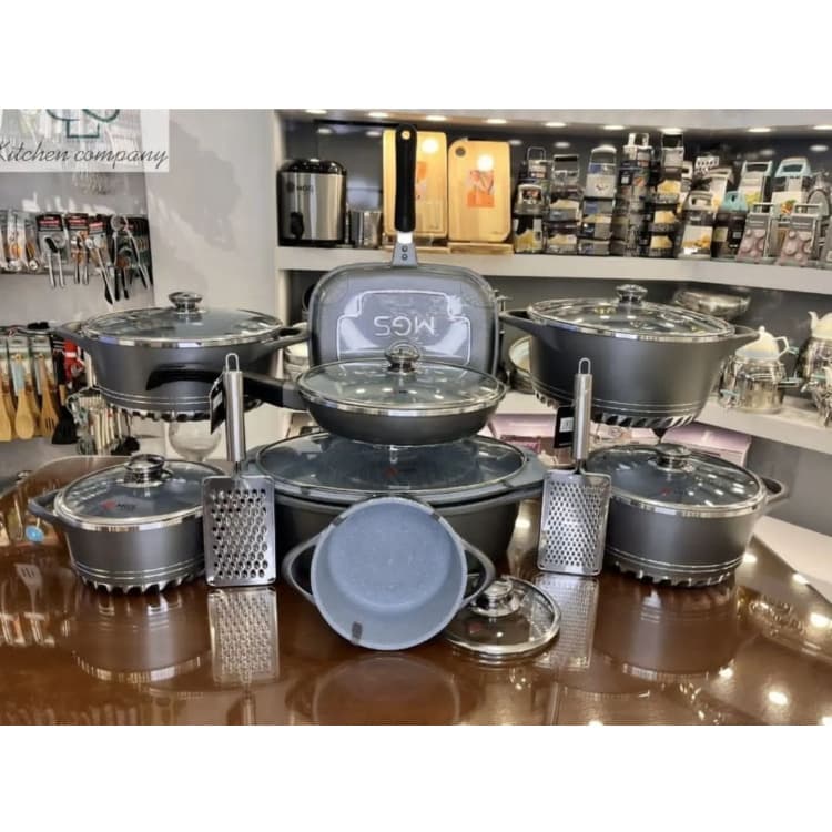 سرویس 22پارچه قابلمه MGS طرح ایتالیاییC — تصویر ۲