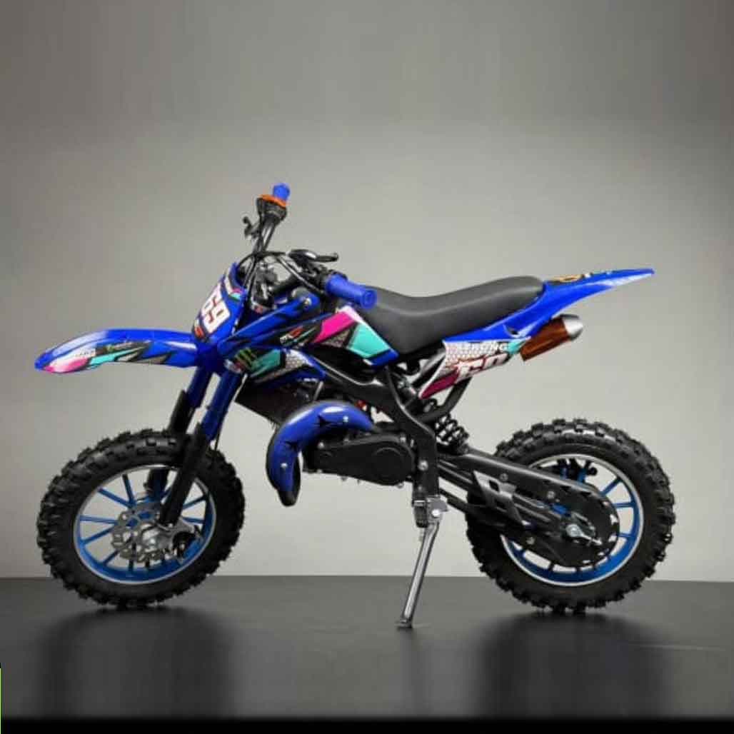 موتور مینی کراس 50cc بنزینی استارتی بچگانه — تصویر ۱۲