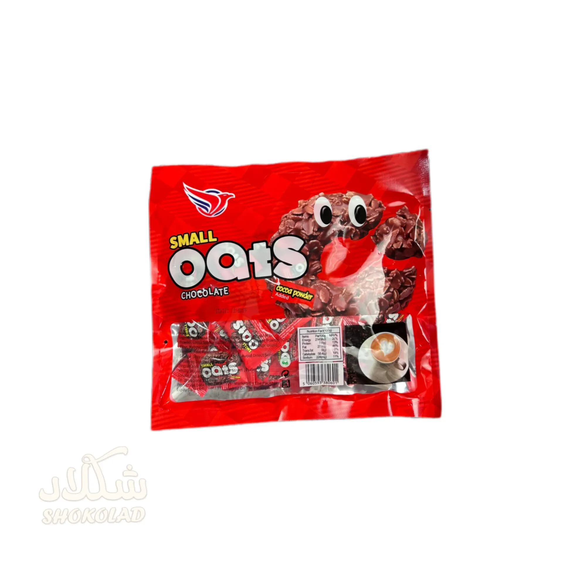 بیسکویت کرانچی شکلاتی جو دوسر – Small Oats — تصویر ۹