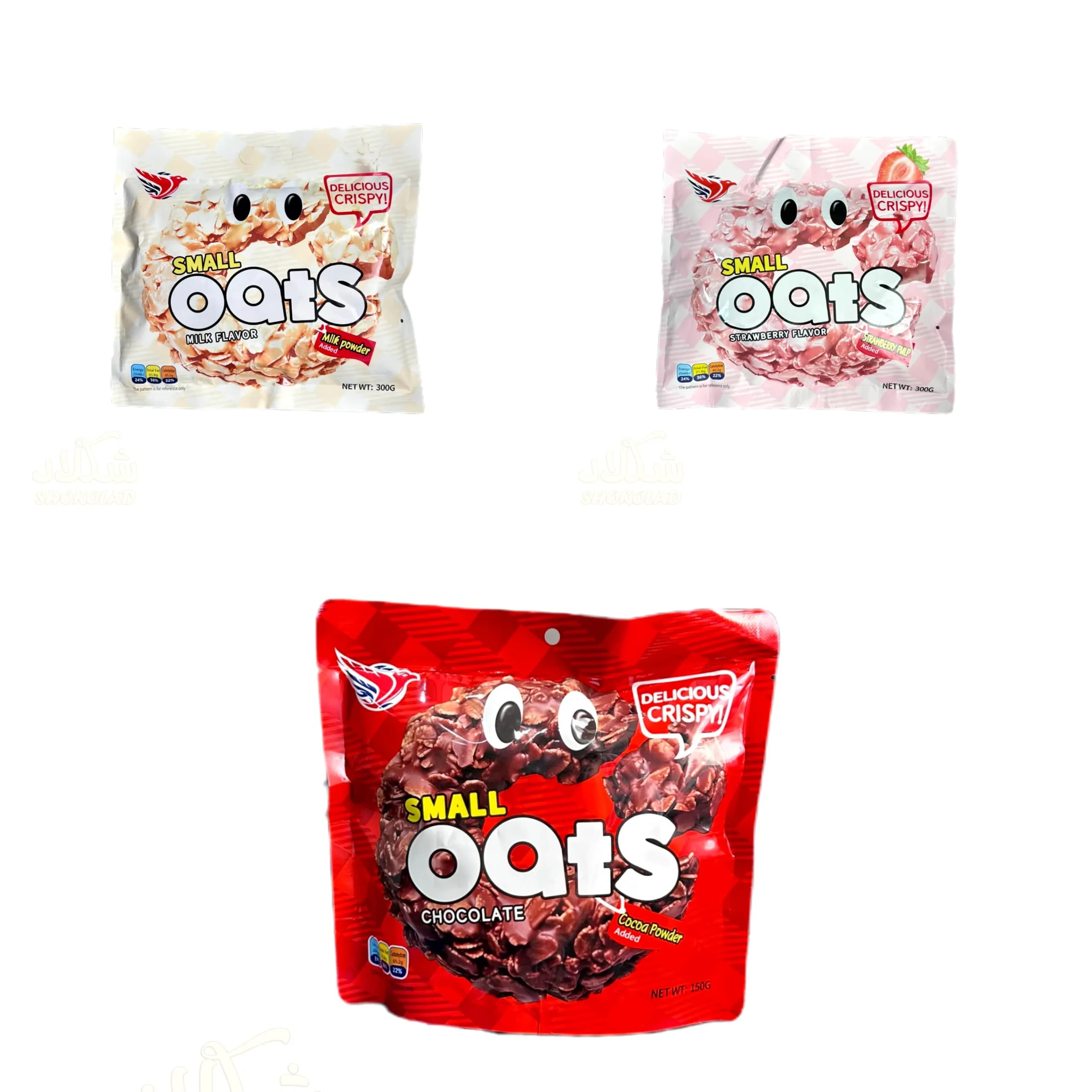 بیسکویت کرانچی شکلاتی جو دوسر – Small Oats