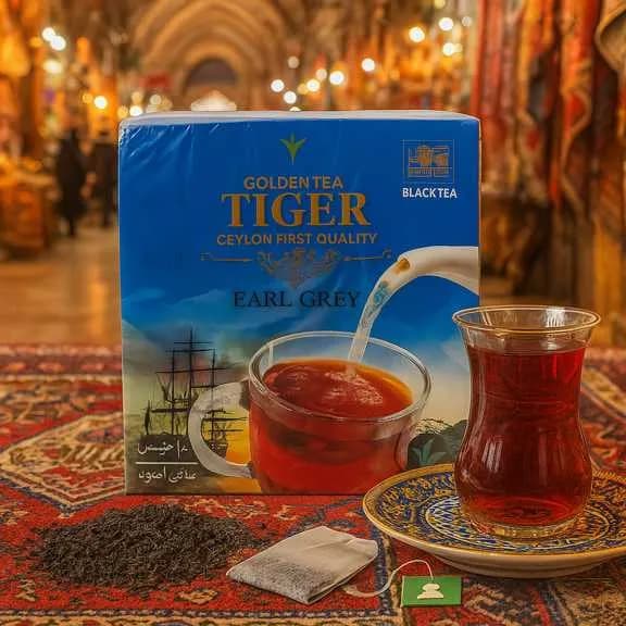 چای کیسه ای ارل گری برند تایگر (تی بگ) — تصویر ۶