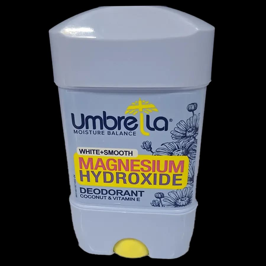 استیک دئودورانت (خوشبوکننده) آمبرلا مدل Magnesium Hydroxide (حاوی روغن نارگیل و ویتامین E) حجم 75 میلی لیتر
