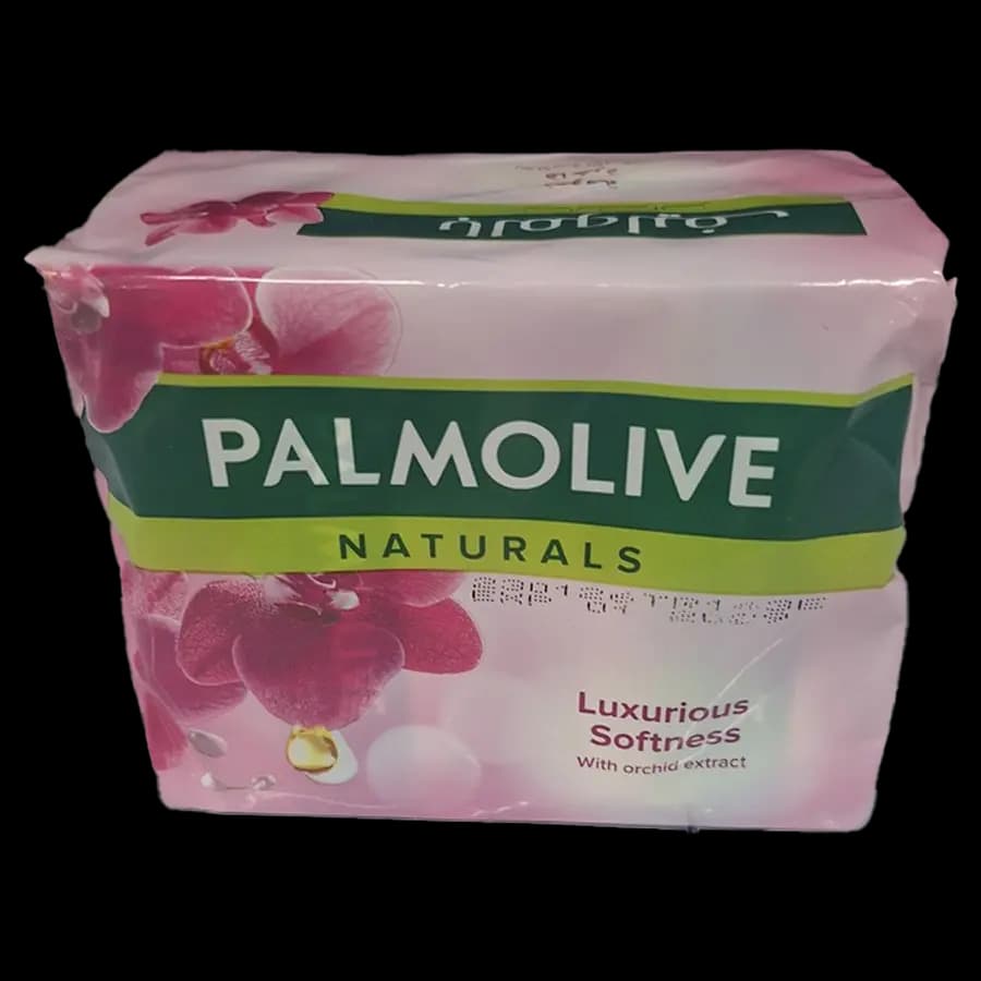 صابون پالم‌اولیو نچرالز (Palmolive) با عصاره ارکیده 90 گرمی ترکیه ای بسته 4 عددی