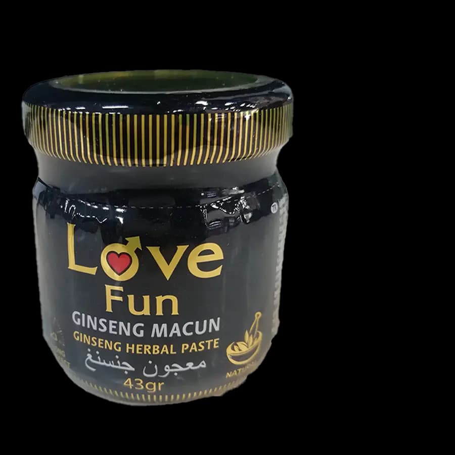 معجون گیاهی جینسینگ و اپیمدیوم Love Fun ساخت ترکیه وزن 43 گرم بسته 12 عددی — تصویر ۴