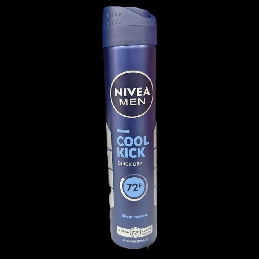اسپری ضدتعریق مردانه نیوا من (NIVEA MEN) مدل کول کیک (Cool Kick) ماندگاری 72 ساعته 200 میل