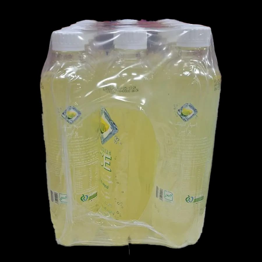 نوشابه گازدار بدون قند پژ آیس (Pezh Ice) طعم لیموناد کلاسیک حجم 500 میل باکس 12 عددی