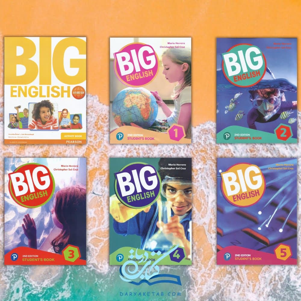 کتاب مجوعه 6 جلدی کتاب Big English Second Edition [مجوعه 6 جلدی کتاب بیگ انگلیش دوم ادیشن] با 50% تخفیف — تصویر ۲