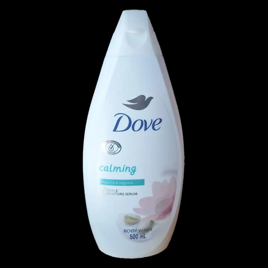 شامپو بدن داو (Dove) مدل آرامش‌بخش (calming) رایحه پسته و گل مگنولیا 500 میل