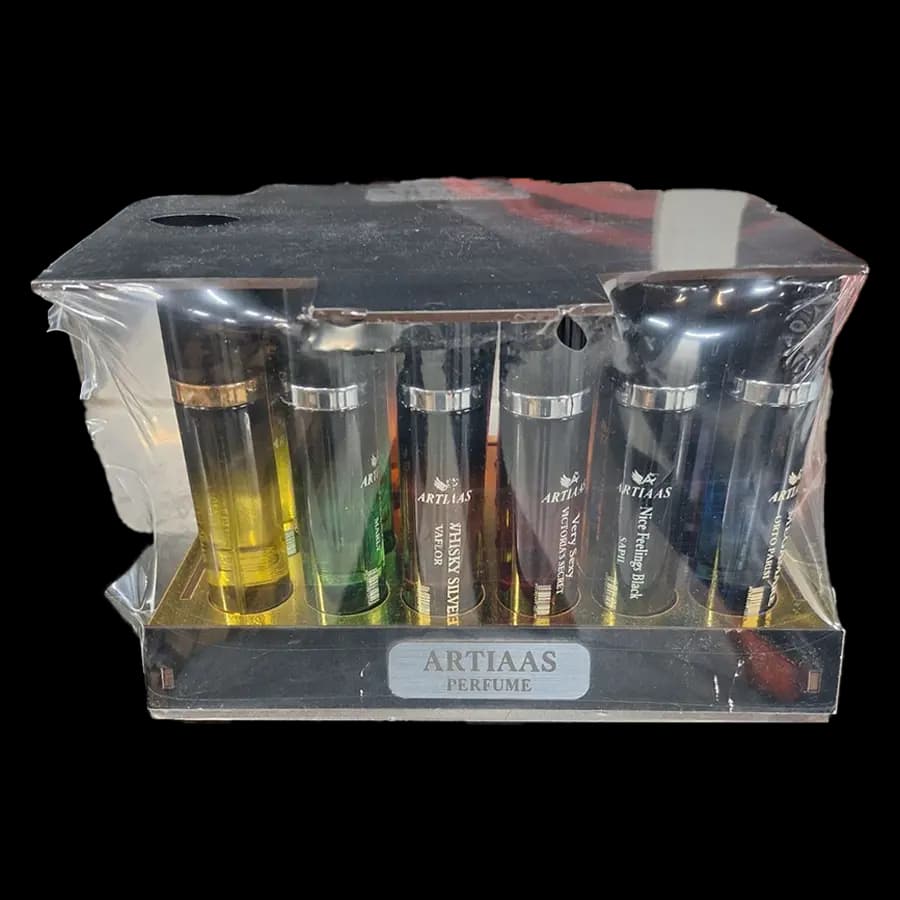 کالکشن عطر جیبی قلمی آرتیاس پرفیوم (ARTIAAS PERFUME) 30 میل در پک 24 عددی