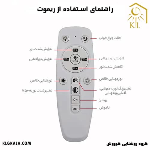 لوستر مدرن اس ام دی مدل مربع دو طبقه سایز 50 و 30 — تصویر ۲