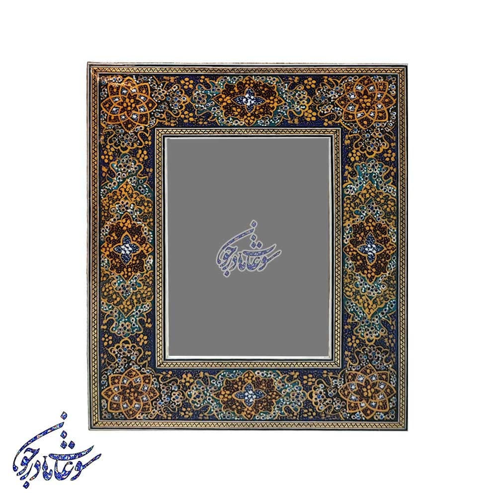 آینه خاتم طرح تذهیب — تصویر ۶