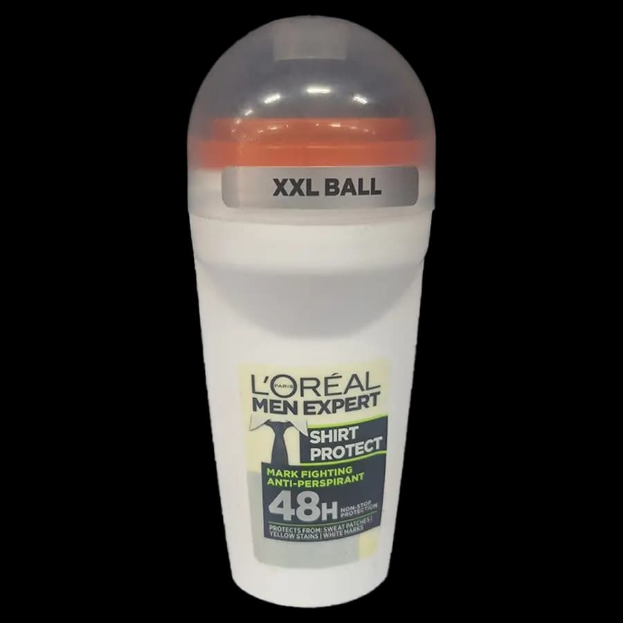 رول ضد تعریق مردانه لورال من اکسپرت (L’ORÉAL MEN EXPERT) مدل SHIRT PROTECT حجم ۵۰ میل