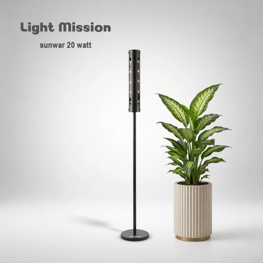 چراغ رشد گیاه ایستاده لایت میژن مدل sunwar plus 20 watt — تصویر ۹