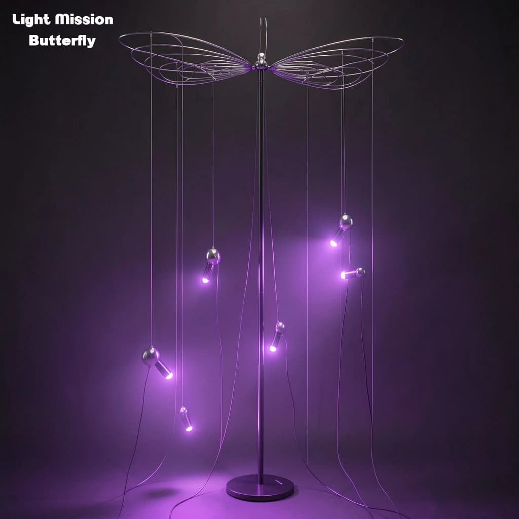 چراغ رشد گیاه لایت میژن فول اسپکتروم مدل (Art Collection) Butterfly — تصویر ۹