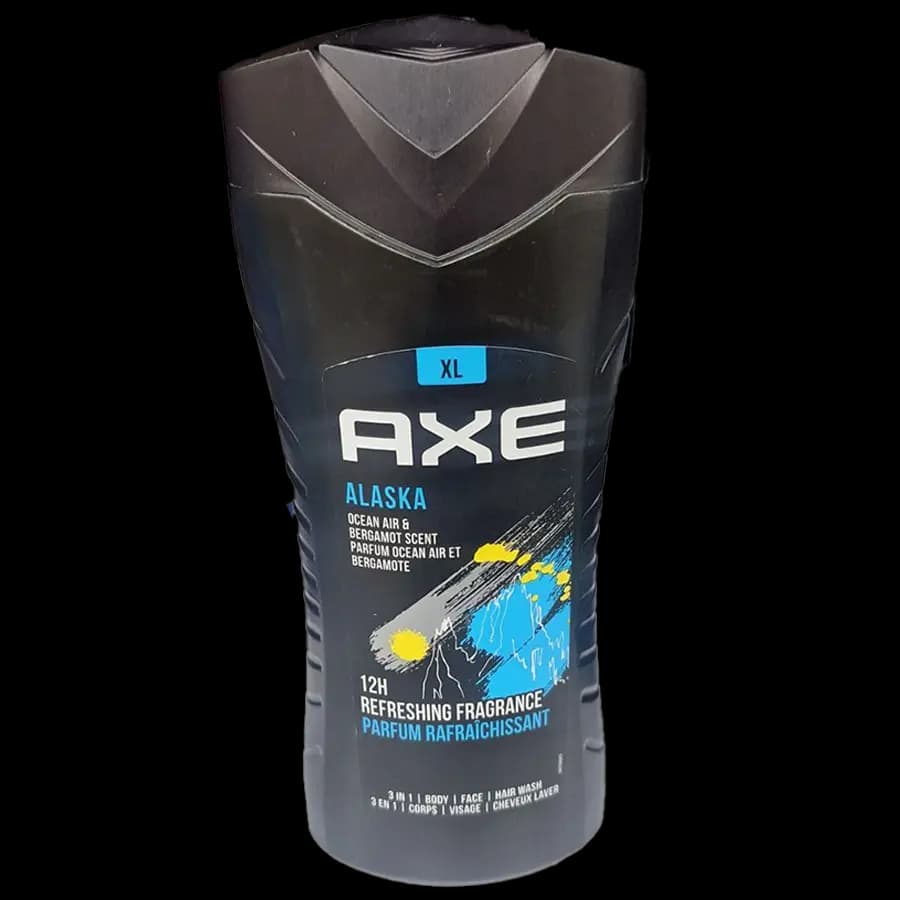 شامپو ۳ در ۱ سر، صورت و بدن اکس (AXE) مدل آلاسکا (ALASKA) حجم 400 میل