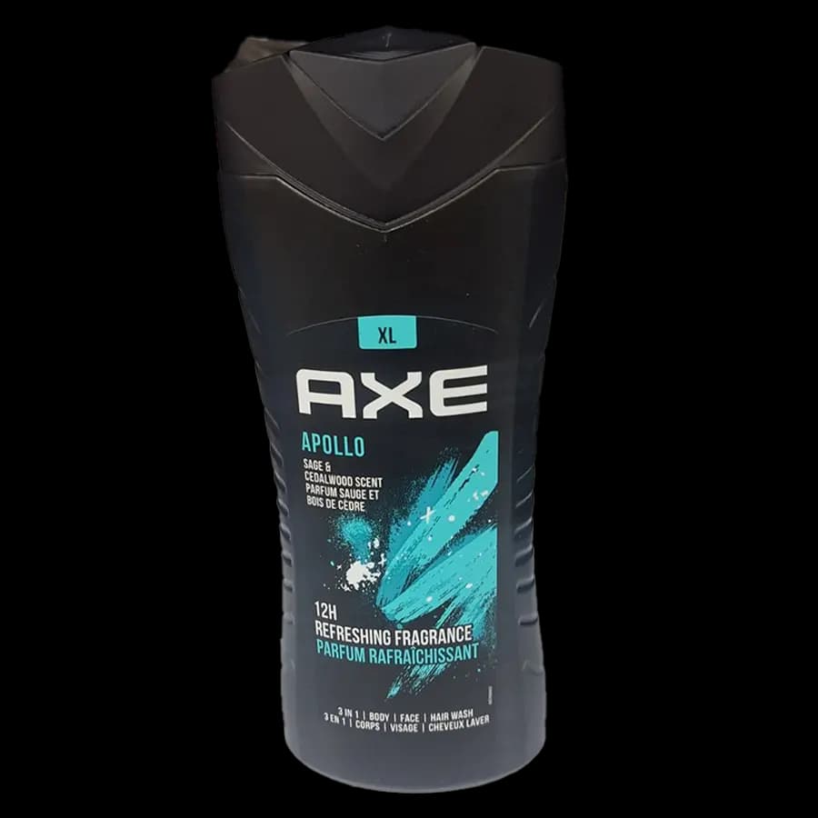 شامپو ۳ در ۱ سر، صورت و بدن اکس (AXE) مدل آپولو (APOLLO) حجم 400 میل