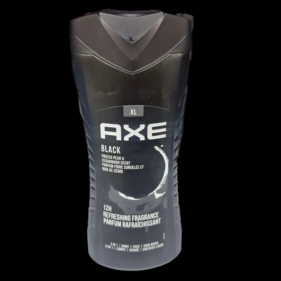 شامپو ۳ در ۱ سر، صورت و بدن اکس (AXE) مدل بلک (BLACK) حجم 400 میل — تصویر ۲