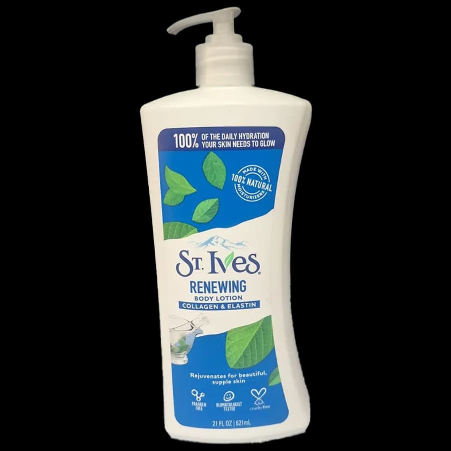 لوسیون بدن سنت ایوز (St. Ives) مدل Renewing Collagen & Elastin حجم ۶۲۱ میلی‌لیتر