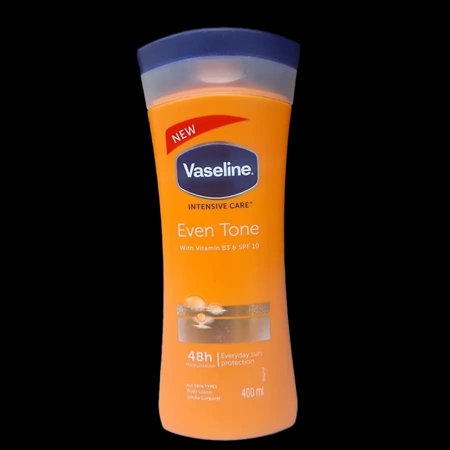 لوسیون بدن وازلین (Vaseline) مدل ایون تون (Even Tone) – یکدست‌کننده رنگ پوست حجم ۴۰۰ میلی‌لیتر — تصویر ۲