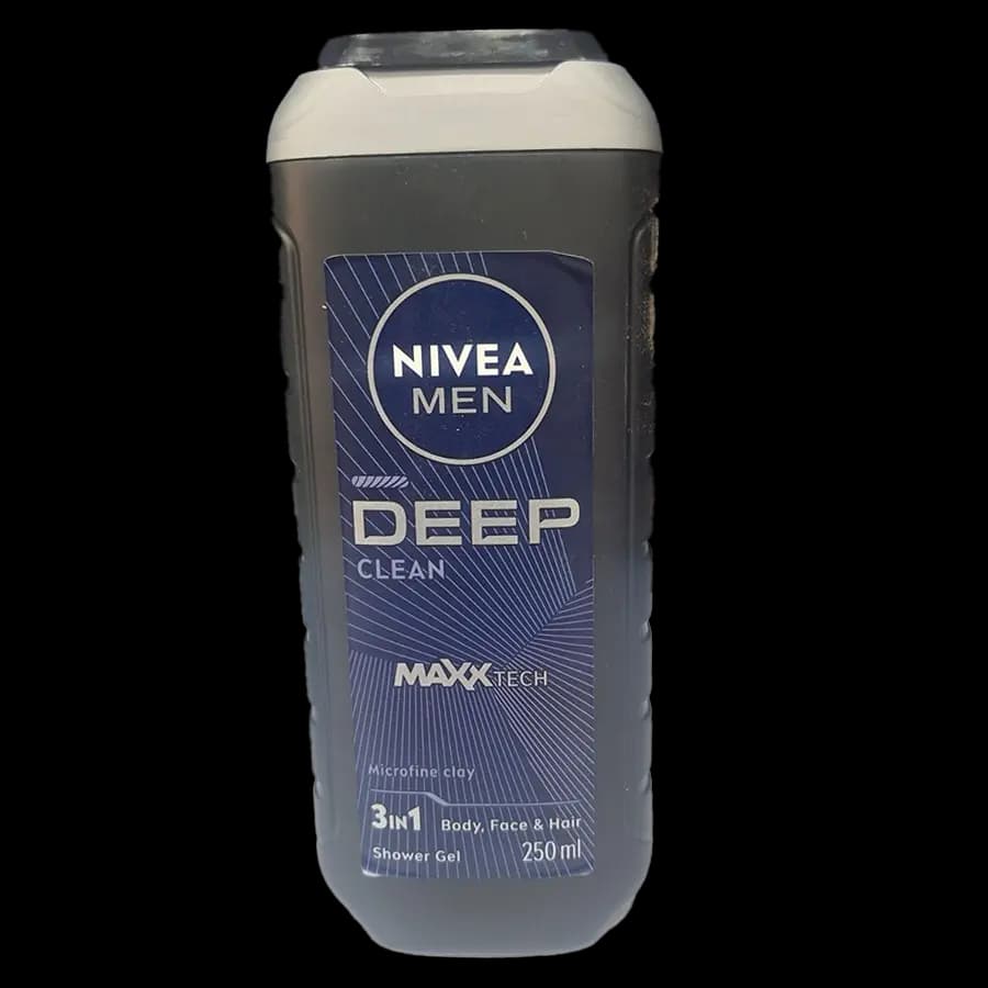 شامپو بدن مردانه نیوآ من (NIVEA MEN) مدل دیپ کلین (DEEP CLEAN) 250 میل — تصویر ۲