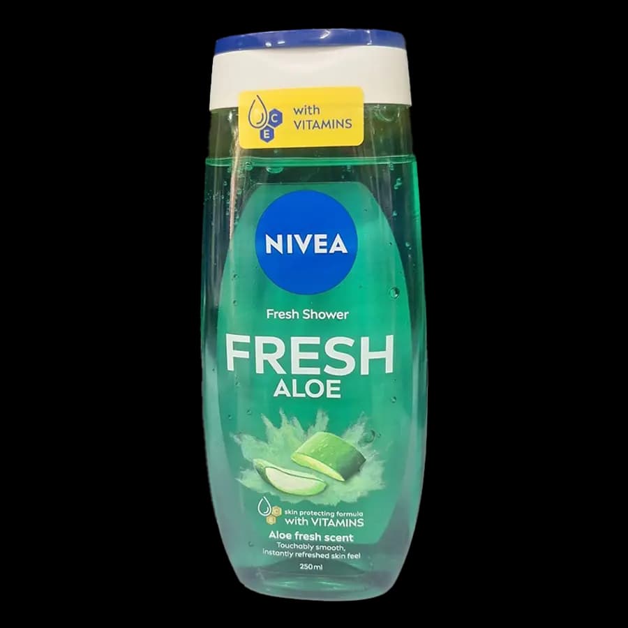 شامپو بدن زنانه و مردانه نیوآ (NIVEA) مدل فرش آلوئه (Fresh Shower Fresh Aloe) 250 میل — تصویر ۲