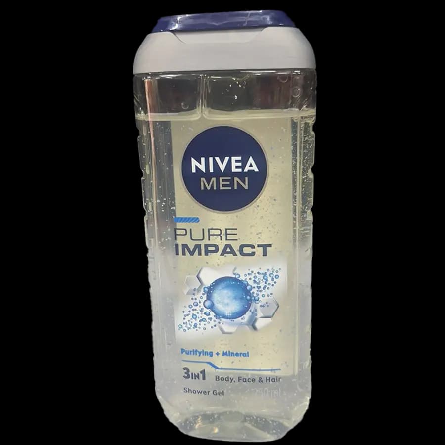 شامپو بدن مردانه نیوآ من (NIVEA MEN) مدل پیور ایمپکت (PURE IMPACT) 250 میل