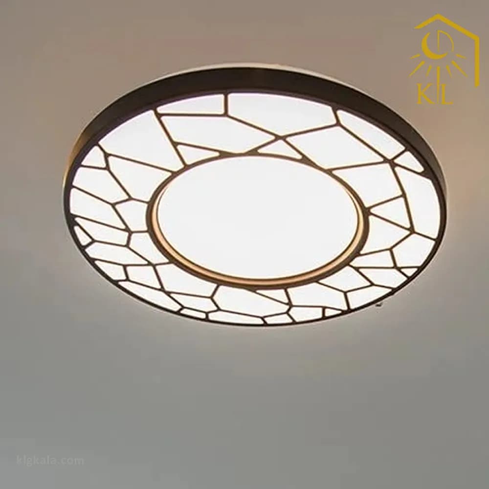 چراغ سقفی 36 وات گرد مودی مدل سنگ — تصویر ۵