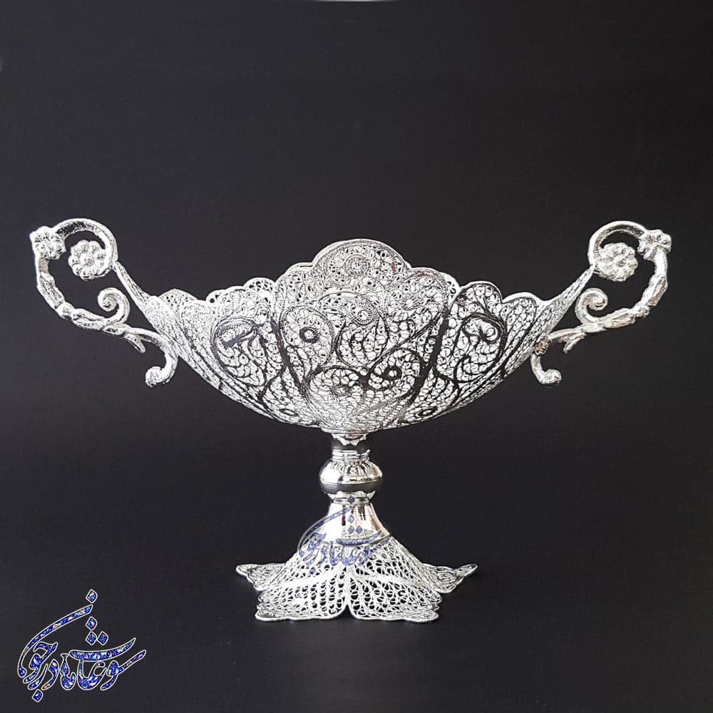 کشکول پایه ملیله سایز 4 — تصویر ۳