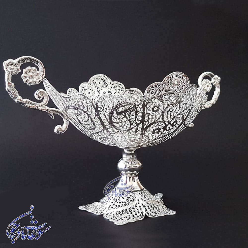 کشکول پایه ملیله سایز 4 — تصویر ۲