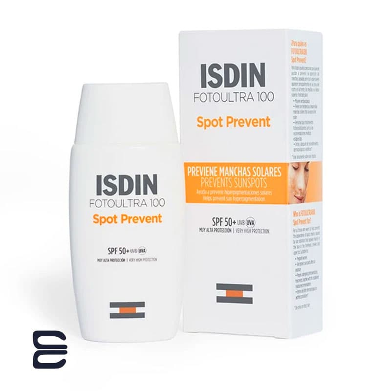 ضد آفتاب ضد لک بی رنگ فلوئید فیوژن اسپات ایزدین SPF100 حجم 50 میل