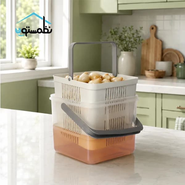 ظرف نگهدارنده ترشیجات و لبنیات مانیا 5.5 لیتری — تصویر ۷