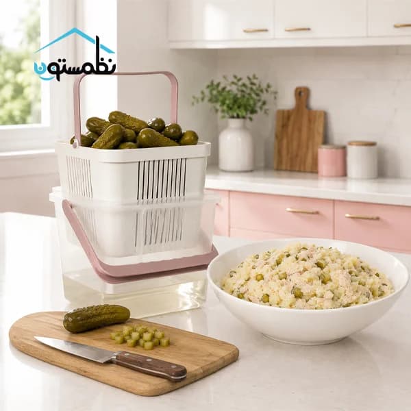 ظرف نگهدارنده ترشیجات و لبنیات مانیا 2.75 لیتری — تصویر ۷