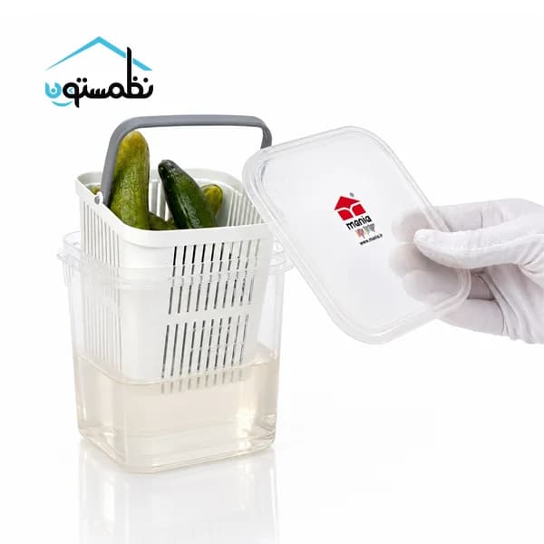 ظرف نگهدارنده ترشیجات و لبنیات مانیا 1.125 لیتری — تصویر ۷