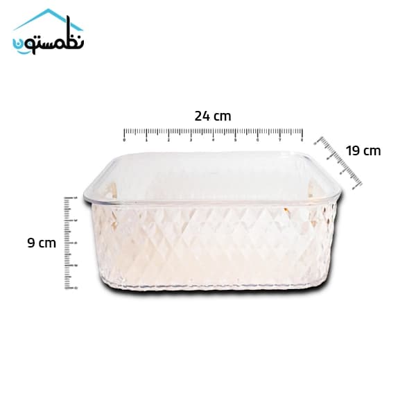 باکس مستطیل درب دار طرح الماس