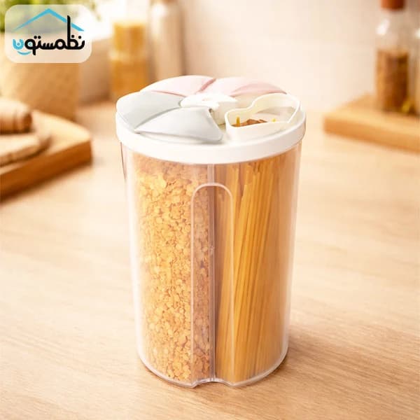 بانکه حبوبات سه ‌قلو مدل لکسا سایز بزرگ — تصویر ۱۲