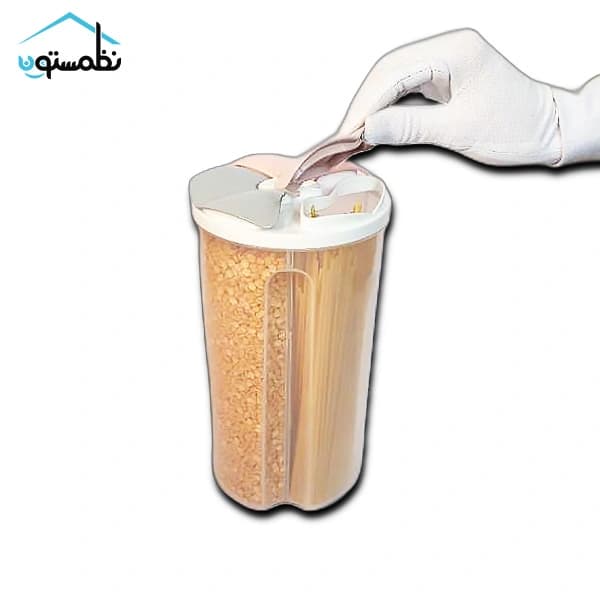 بانکه حبوبات سه ‌قلو مدل لکسا سایز بزرگ — تصویر ۴